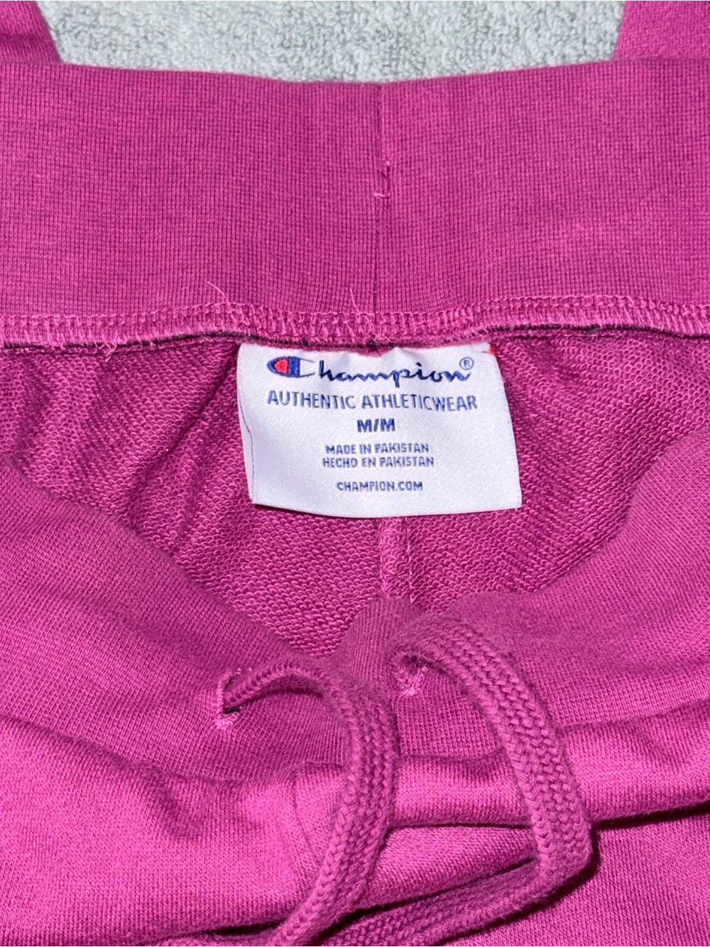Champion Fleece Jogger Sweatpants Inari Magenta Pink Fall 2021 Size Medium - Picture 5 of 8